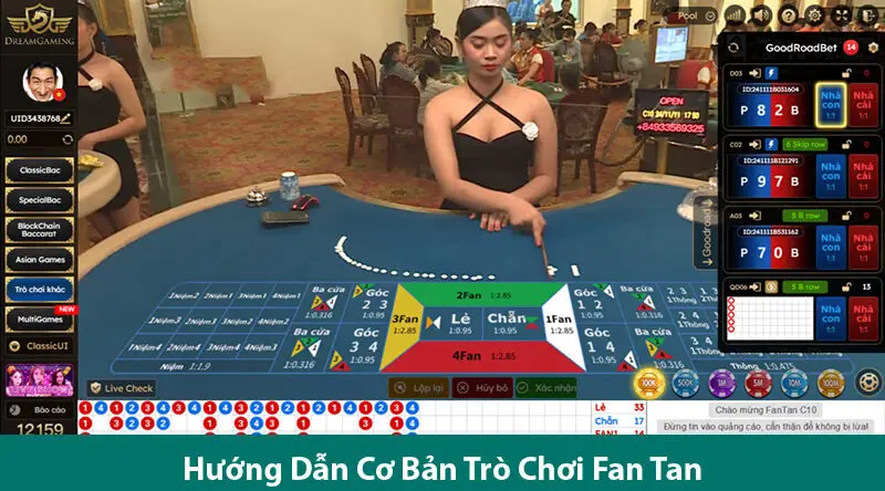 Hướng dẫn chơi và các mẹo chơi trò chơi Fan tan live thú vị